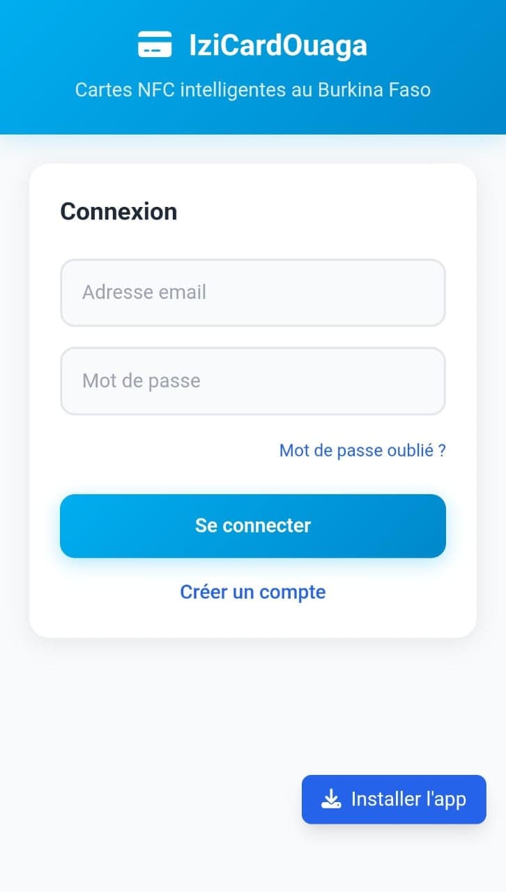 IziCard — App mobile